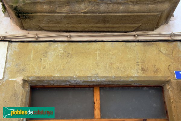 Amer - Llinda 1789. Joan Bruguera de Sant Martí