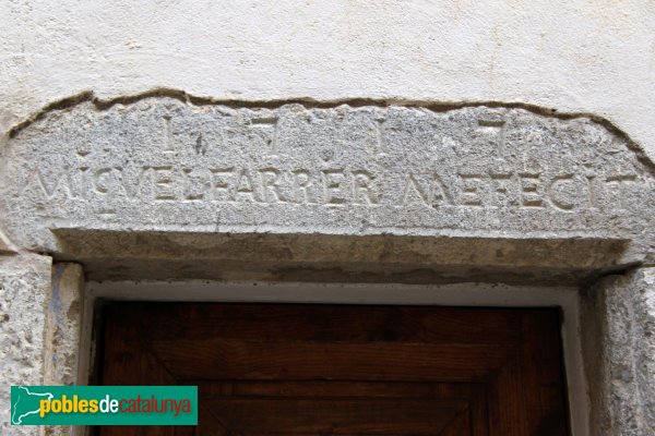 Ventalló - Llinda 1717 (Foto: Albert Esteves, 2013) Ventalló - Llinda 1717