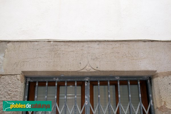 Sant Miquel de Fluvià - Llinda 1788. Cal Carnisser