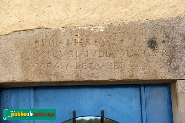 Garrigàs - Vilajoan, llinda (Foto: Albert Esteves, 2013) Garrigàs - Vilajoan, llinda