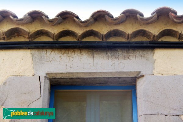 Garrigàs - Vilajoan, llinda (Foto: Albert Esteves, 2013) Garrigàs - Vilajoan, llinda