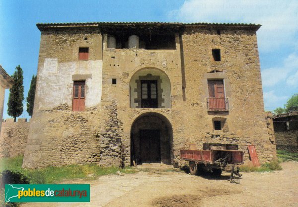Garrigàs - Castell d'Arenys, abans de la reforma historicista Garrigàs - Castell d'Arenys, abans de la reforma historicista