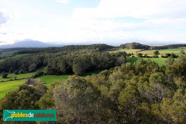 Pontós - Panoràmica des de la torre de l'Àngel (Foto: Albert Esteves, 2013) Pontós - Panoràmica des de la torre de l'Àngel
