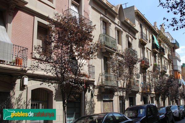 Barcelona - Carrer Sugranyes (Foto: Albert Esteves, 2013) Barcelona - Carrer Sugranyes