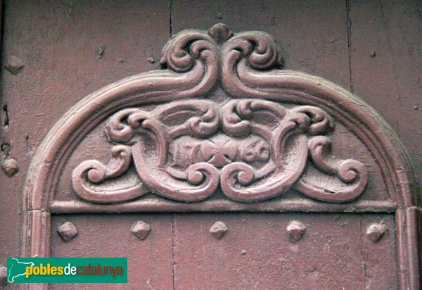 Tossa de Mar - Porta de 1760. Detall