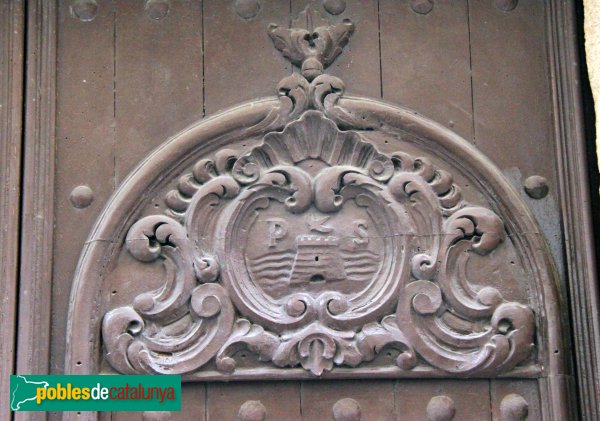 Tossa de Mar - Porta del segle XVIII. Detall