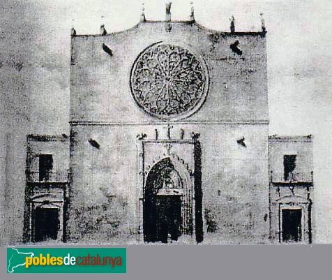 Barcelona - Convent de Sant Agustí, abans de l´enderrocament