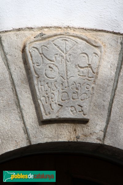 Mediona - Escut a un portal (Foto: Albert Esteves, 2013) Mediona - Escut a un portal