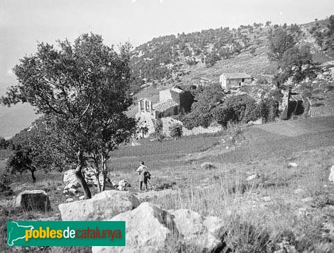 Albanyà - Monestir de Sant Llorenç de Sous (Foto: Albert Oliveras - Fons C.E.C.-, 1931) Albanyà - Monestir de Sant Llorenç de Sous