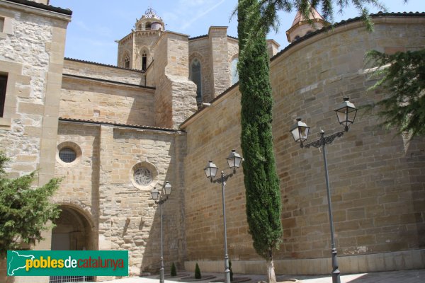 Cervera - Església de Santa Maria, façana de Sant Martí (Foto: Albert Esteves, 2014) Cervera - Església de Santa Maria, façana de Sant Martí