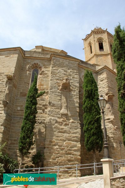 Cervera - Església de Santa Maria, absis (Foto: Albert Esteves, 2014) Cervera - Església de Santa Maria, absis