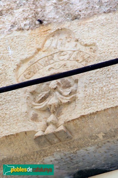 Granyanella - La Curullada, detall llinda (Foto: Albert Esteves, 2014) Granyanella - La Curullada, detall llinda