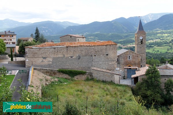 Prullans - Casa dels Barons i església