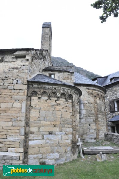 Església de Santa Eulàlia a Unha - Absis (Foto: Joan Sánchez Sabé, 2014) Església de Santa Eulàlia a Unha - Absis