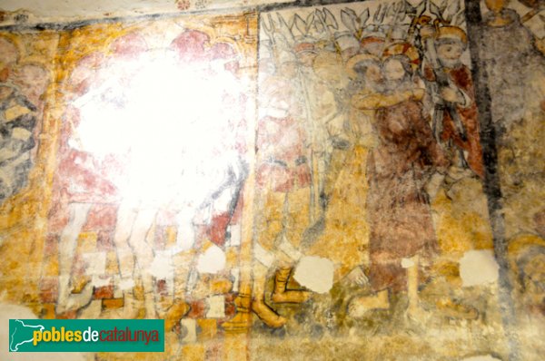 Església de Santa Eulàlia a Unha - Escenes de la vida de Crist (Foto: Joan Sánchez Sabé, 2014) Església de Santa Eulàlia a Unha - Escenes de la vida de Crist