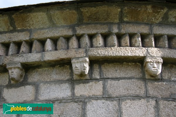 Bolvir - Santa Cecília, detall absis (Foto: Albert Esteves, 2014) Bolvir - Santa Cecília, detall absis