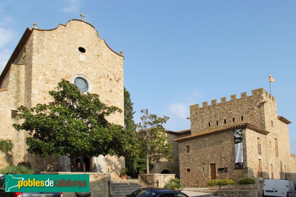 astell d´Aro - Església i castell (Foto: Albert Esteves, 2014) astell d´Aro - Església i castell