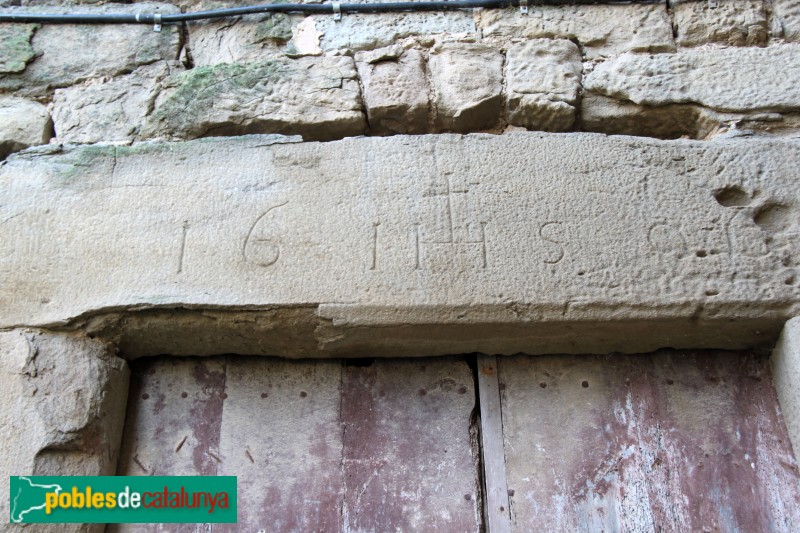 Palou de Sanaüja. Llinda (Foto: Albert Esteves, 2014) Palou de Sanaüja. Llinda