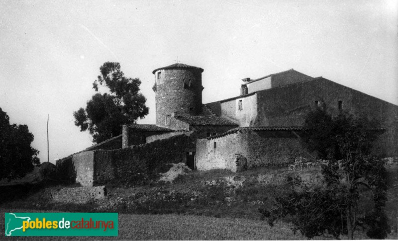 Castell d'Aro - Can Daussà (Foto: Antoni Gallardo -Arxiu C.E.C.-, 1929) Castell d'Aro - Can Daussà