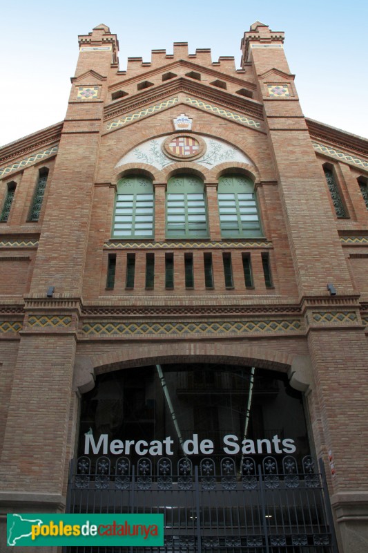 Barcelona - Mercat de Sants (Foto: Albert Esteves, 2014) Barcelona - Mercat de Sants