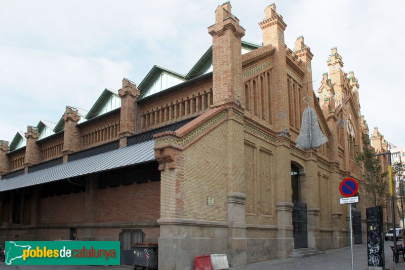 Barcelona - Mercat de Sants (Foto: Albert Esteves, 2014) Barcelona - Mercat de Sants