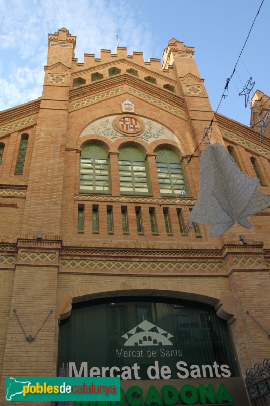 Barcelona - Mercat de Sants (Foto: Albert Esteves, 2014) Barcelona - Mercat de Sants