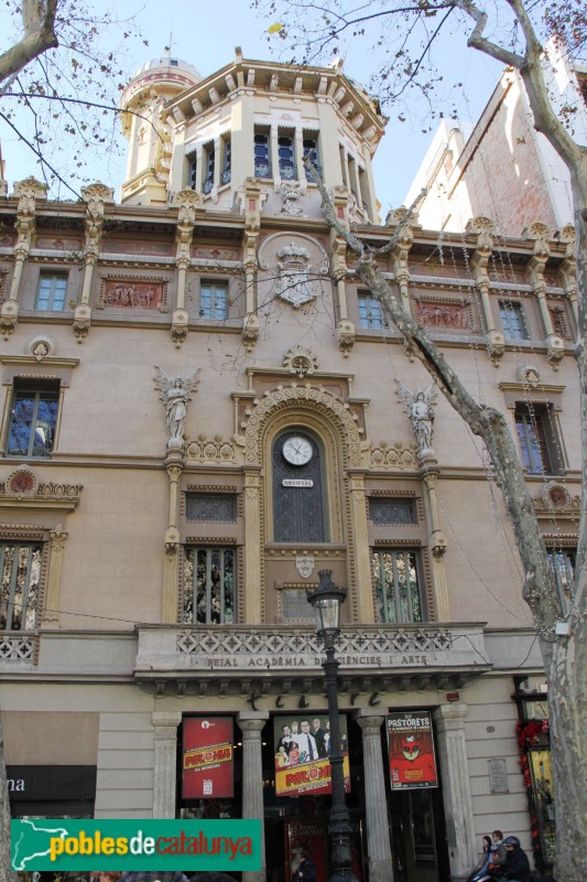 Barcelona - Reial Acadèmia de les Ciències i les Arts (Foto: Albert Esteves, 2015) Barcelona - Reial Acadèmia de les Ciències i les Arts