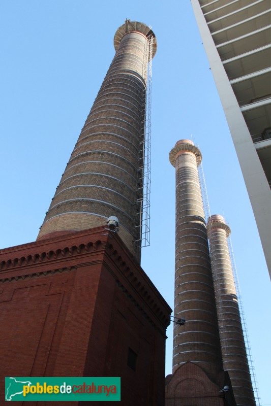 Barcelona - Les Tres Xemeneies (Foto: Albert Esteves, 2015) Barcelona - Les Tres Xemeneies