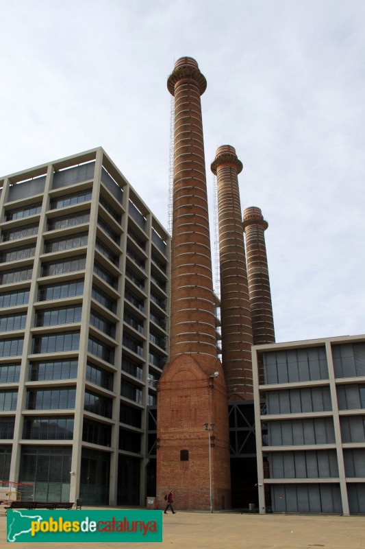 Barcelona - Les Tres Xemeneies (Foto: Albert Esteves, 2014) Barcelona - Les Tres Xemeneies