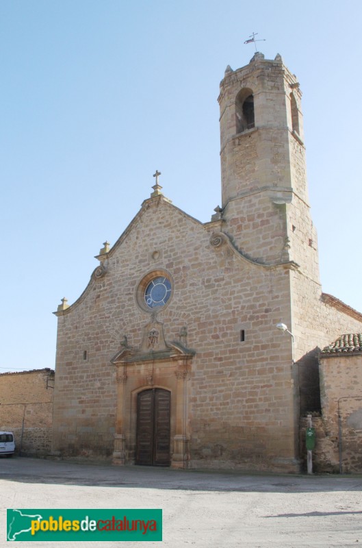 Plans de Sió - Santa Maria de Mont-roig (Foto: Albert Esteves, 2015) Plans de Sió - Santa Maria de Mont-roig