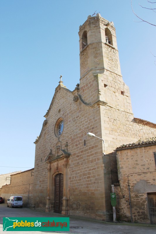 Plans de Sió - Santa Maria de Mont-roig (Foto: Albert Esteves, 2015) Plans de Sió - Santa Maria de Mont-roig