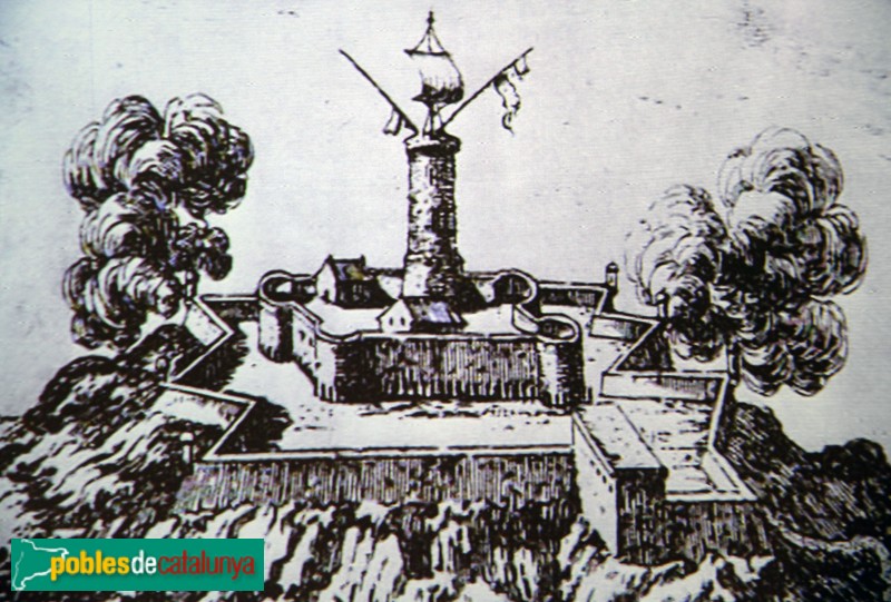 Barcelona - Castell de Montjuïc. A Malleson-Mallet (Beaulieu), c. 1696. AHCB (Foto: Albert Esteves, 2014) Barcelona - Castell de Montjuïc. A Malleson-Mallet (Beaulieu), c. 1696. AHCB