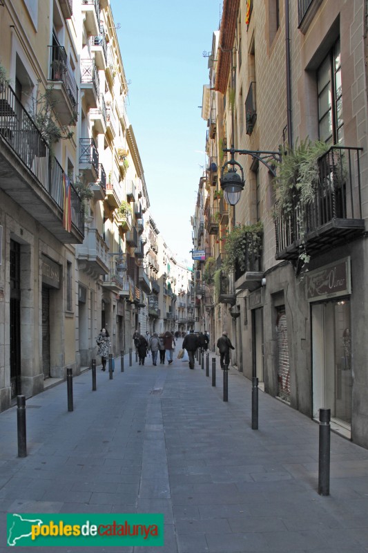 Barcelona - Carrer Sant Pere Més Alt (Foto: Albert Esteves, 2015) Barcelona - Carrer Sant Pere Més Alt