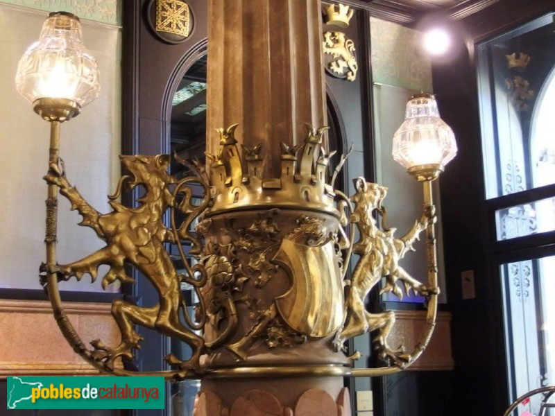 Barcelona - Fonda Espanya. Vestíbul (Foto: <i>Pol Pijuan</i>, 2015) Barcelona - Fonda Espanya. Vestíbul