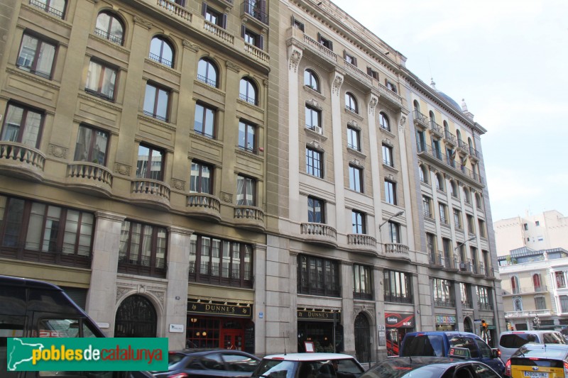 Barcelona - Via Laietana, 19-21 (Foto: Albert Esteves, 2015) Barcelona - Via Laietana, 19-21