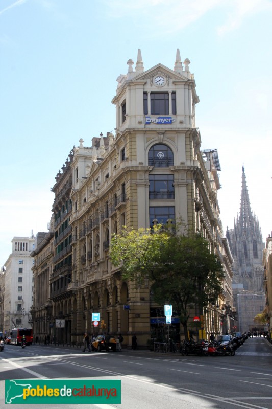 Barcelona - Col·legi d'Enginyers (Foto: Albert Esteves, 2015) Barcelona - Col·legi d'Enginyers