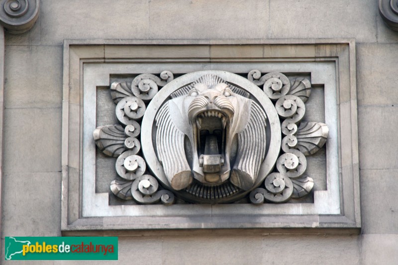 Barcelona - Edifici del Banc d'Espanya (després Caixa Catalunya) (Foto: Albert Esteves, 2015) Barcelona - Edifici del Banc d'Espanya (després Caixa Catalunya)