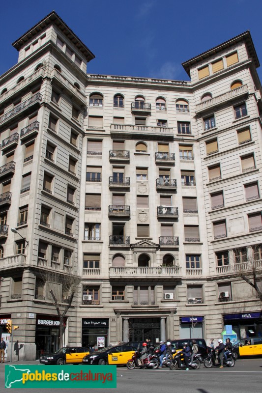 Barcelona - Via Laietana, 36 (Foto: Albert Esteves, 2015) Barcelona - Via Laietana, 36