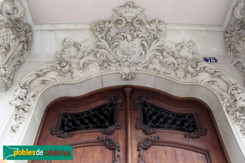 Rambla Catalunya, 78 (Foto: Albert Esteves, 2015) Rambla Catalunya, 78