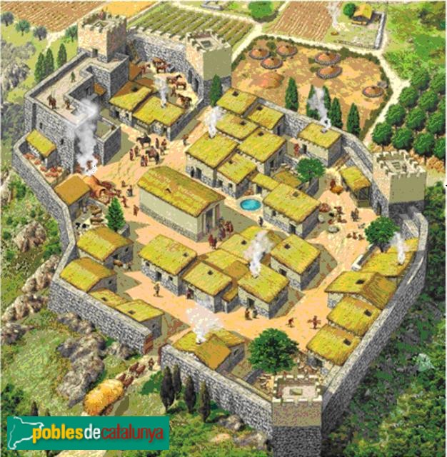 Premià de Dalt - Recreació del poblat ibèric Premià de Dalt - Recreació del poblat ibèric