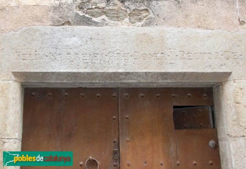 La Pera - Llinda 1687 (Foto: Albert Esteves, 2015) La Pera - Llinda 1687