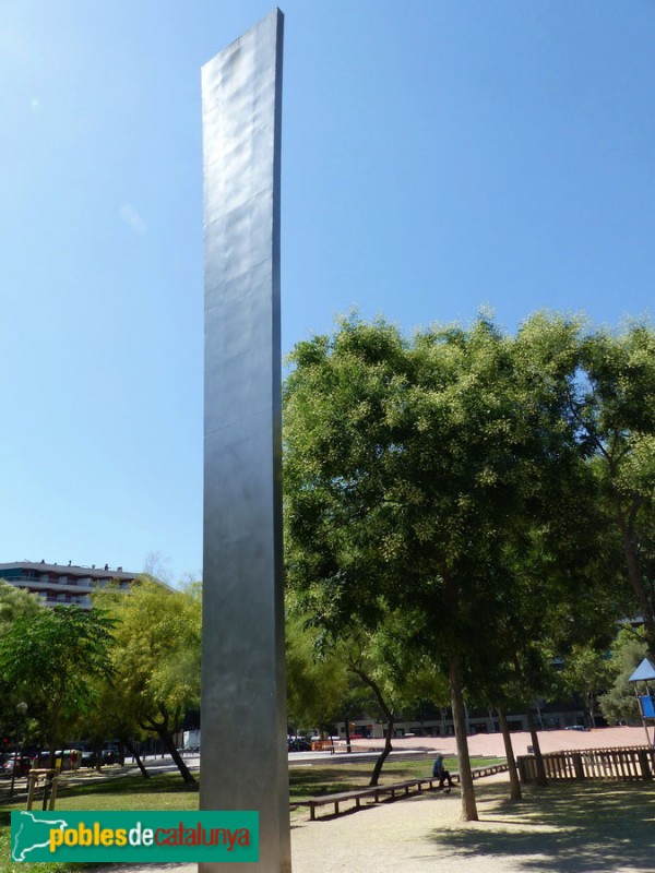 Barcelona - Escultura de la plaça Moragues (Foto: Graciel·la Vidal, 2015) Barcelona - Escultura de la plaça Moragues