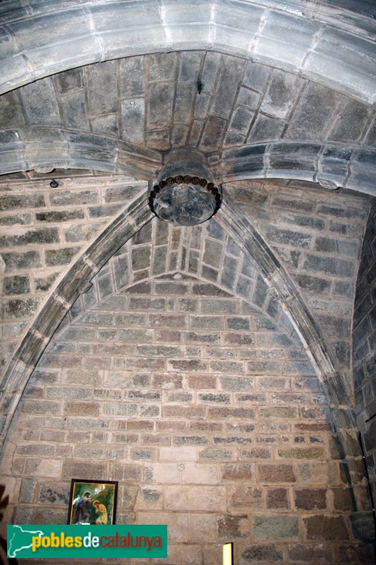 Sanaüja - Santa Maria de la Plaça, capella lateral