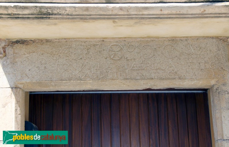 Albons - Llinda segle XVIII (Foto: Albert Esteves, 2015) Albons - Llinda segle XVIII