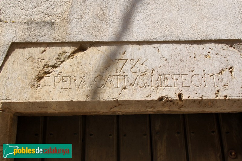 Albons - Llinda segle XVIII (Foto: Albert Esteves, 2015) Albons - Llinda segle XVIII