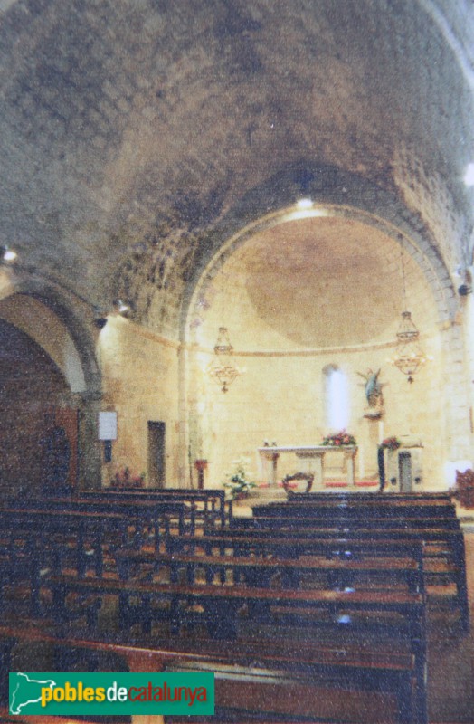La Tallada - Església de Santa Maria, interior La Tallada - Església de Santa Maria, interior
