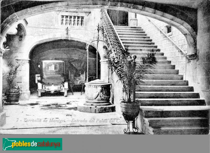 Torroella de Montgrí - Palau Solterra. Postal antiga Torroella de Montgrí - Palau Solterra. Postal antiga