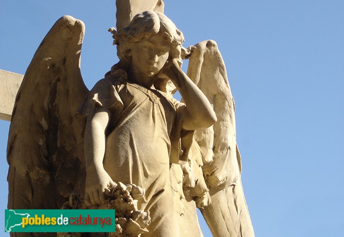 Barcelona - Cementiri de les Corts, detall (Foto: Alfons Martín, 2015) Barcelona - Cementiri de les Corts, detall