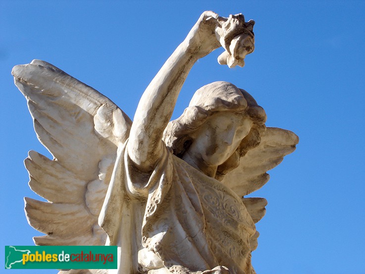 Barcelona - Cementiri de les Corts, detall (Foto: Alfons Martín, 2015) Barcelona - Cementiri de les Corts, detall