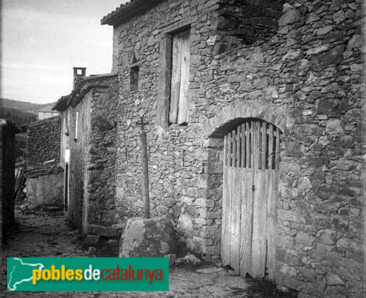 Sant Quirze Safaja - Carrer Major (Foto: Rossend Flaquer -Arxiu C.E.C.-, 1924) Sant Quirze Safaja - Carrer Major